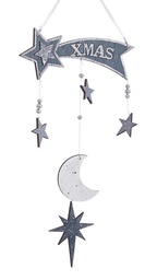 [S-B0935576] 12x Pendaglio Darkness Stella Cometa Antraci