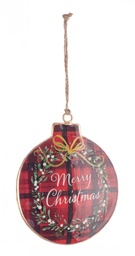 [S-B0971616] 12x Pendaglio Iskoc Sfera Rosso L