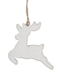 [S-B0915777] 12x Pendaglio Kote Renna Bianco