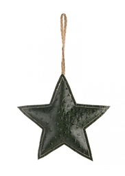 [S-B0915029] 12x Pendaglio Soft Stella Verde