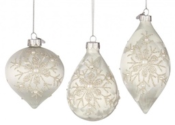 [S-B0937688] 12x Pendaglio Vt Camilla Bianco Ass3