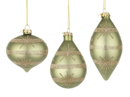 [S-B0937312] 12x Pendaglio Vt Glimmer Verde Ass3