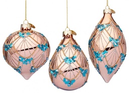 [S-B0937621] 12x Pendaglio Vt Lux Oro Rosa Ass3