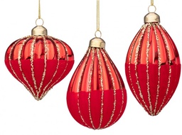 [S-B0937372] 12x Pendaglio Vt Segment Rosso Ass3