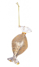 [S-B0970751] 12x Pendaglio Vt Toffee Champagne 4,6X11,9H