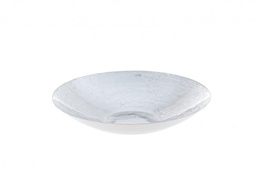 [S-B0929816] 12x Piatto Decor Smeralda Bianco