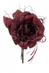 [S-B0925441] 12x Pick Rosa Holly Bordeaux