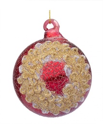 [S-B0937492] 12x Sfera Vt Florid Corona Rosso D80