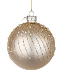 [S-B0934029] 12x Sfera Vt Gem Linee Champagne Op D80