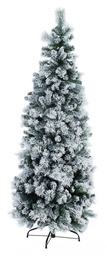[S-B0933554] 1x Albero Slim Praga Innevato H210