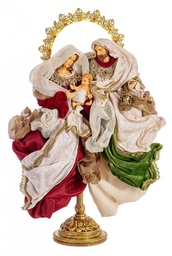 [S-B0937214] 1x Sacra Famiglia Raphael Stand Color H53