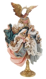 [S-B0934714] 1x Sacra Famiglia Rinascimento Stand Azzurr