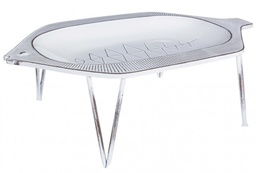 [S-B0181876] 2x Alzatina Decor Fisher Bianco 50X33