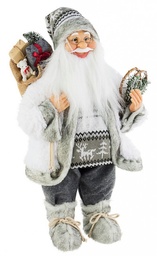 [S-B0930101] 2x Babbo Holly Argento L