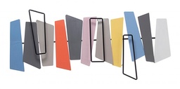 [S-B0182315] 2x Decorazione Parete Mondrian 80.5X35