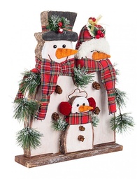 [S-B0931070] 2x Famiglia Pupazzi Tradition Stand 33X34H