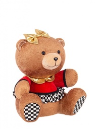 [S-B0939212] 2x Orso Alwyn Seduto Rosso C