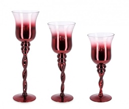 [S-B0939825] 2x Set3 P.Candela 1P Artha Calice Rosso