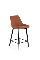 [S-OM/449/SRU] Set dai 2 Sgabelli elegante in tessuto, 50cm x 44cm x 94cm, con gambe in metallo resistente