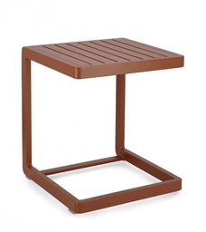 [S-B0663313] 2x Tavolino Konnor 40X40 Terracotta