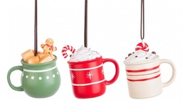 [S-B0939580] 3x Pendaglio Bistrot Mug 9,3X9H Ass3