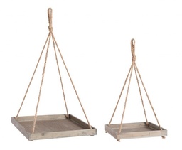 [S-B0347203] 3x Set2 Vassoio Sospeso Ashley Qu Naturale