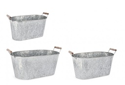 [S-B0970873] 3x Set3 C.Vaso Chilly Ov Argento