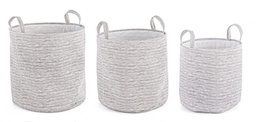 [S-B0212982] 3x Set3 P.Oggetti Lexi To Grigio