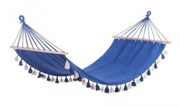 [S-B0792108] 4x Amaca Tassel Blu 100X200