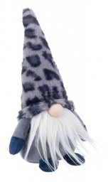 [S-B0935388] 4x Babbo Lovel Stand Leopardato Grigio