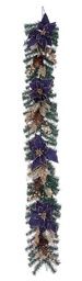[S-B0934833] 4x Boa  Eleonor Poinsettia Blu