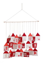 [S-B0935603] 4x Calendario Avvento Harry Casa Rosso 60X7