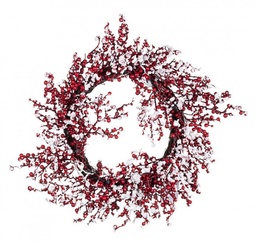 [S-B0932868] 4x Corona Bessy Bacche Rosso Ghiacciato D55