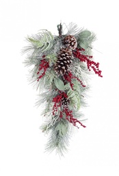 [S-B0971252] 4x Decor. Cherryl Bacche Rosso Goccia