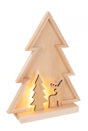 [S-B0938985] 4x Decorazione Pino Flip Stand C