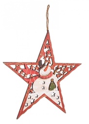 [S-B0914854] 4x Decorazione Stella  Joy Muro