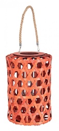 [S-B0141136] 4x Lanterna Esagono Arancio M