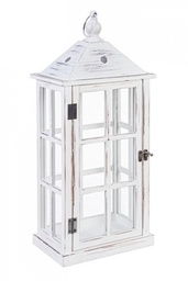 [S-B0140756] 4x Lanterna Wood Bianco 55H