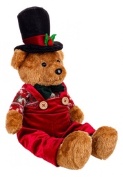 [S-B0939249] 4x Orso Ralphy Legs Rosso H44