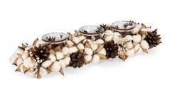 [S-B0970913] 4x P.Candela 3P Loiza Rett Fiore Cotone