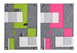 [S-B0213021] 4x Pannello Tasche 42,5X60 Young Feltro Ass