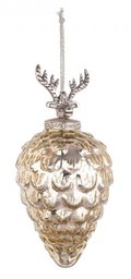 [S-B0971675] 4x Pendaglio Vt Decorum Pigna Oro
