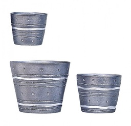 [S-B0855822] 4x S-3 Vasi Grey To