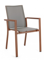 [S-B0663304] 4x Sedia C-Br Konnor Terracotta