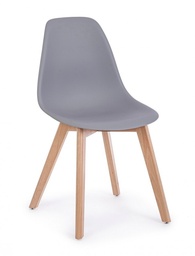 [S-B0733427] 4x Sedia System Grigio