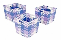 [S-B0380804] 4x Set3 Cassetta Violet Qu M