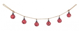 [S-B0932683] 4x String 6F Bell Met Rosso