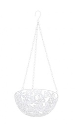 [S-B0133113] 4x Vaso Pensile Farfalla Bianco D 25