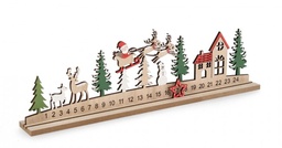 [S-B0971879] 6x Calendario Avvento Lettie Lineare Nat