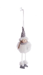 [S-B0971808] 6x Pendaglio Kyrill Angelo Bianco Legs